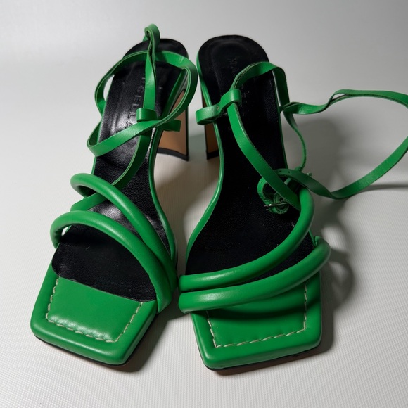 Marcella NYC Valerie Heeled Sandals - sz 39 - Picture 6 of 10